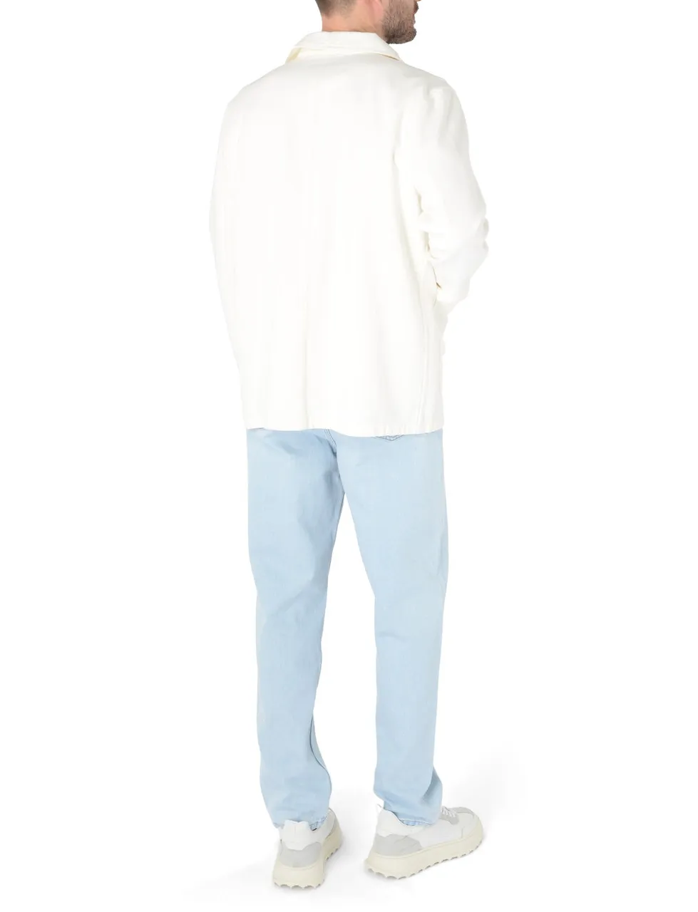 A.P.C. Veste Connor en coton blanc