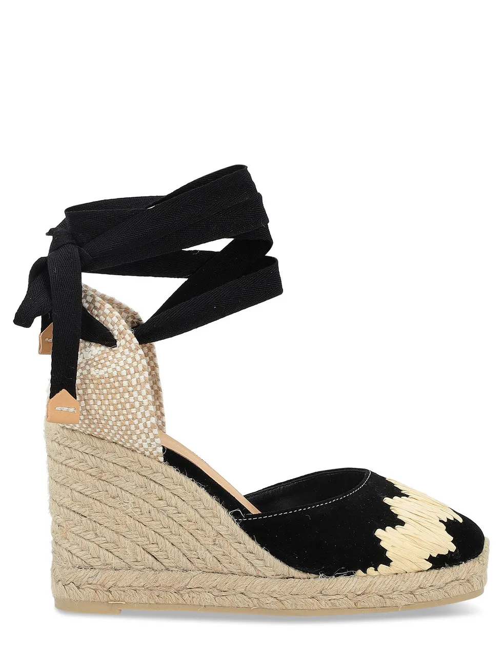 Castañer Espadrilles Cande en daim et raphia
