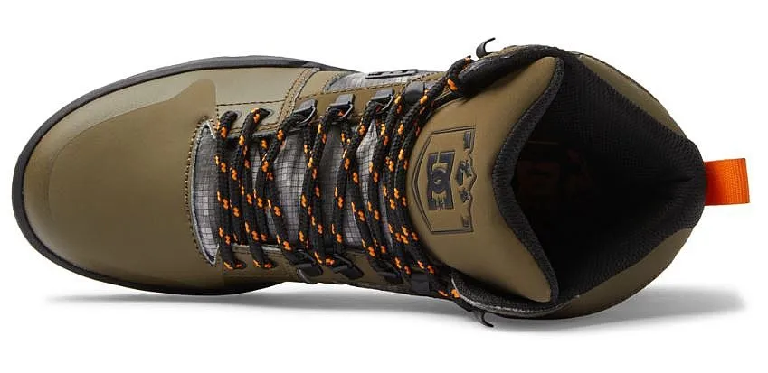 chaussures DC Pure High -Top WR Boot - OB2/Olive/Black - men´s