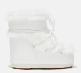 chaussures Tecnica Moon Boot Icon Low Faux Fur - Optical White - women´s