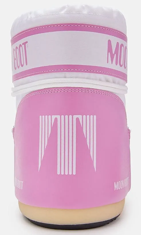 chaussures Tecnica Moon Boot Icon Low Nylon - Pink/White - women´s