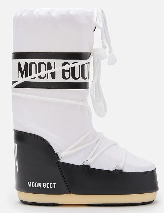 chaussures Tecnica Moon Boot Icon Nylon - Black/White