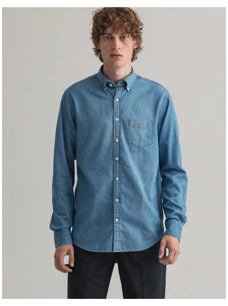 Chemise chambray regular Gant