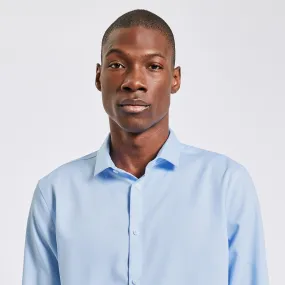 Chemise en coton sans repassage Bleu clair | Jules