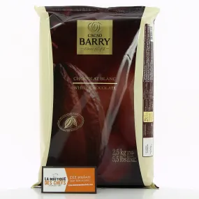 Couverture chocolat blanc Satin 29,2% plaque de 2.5 kg