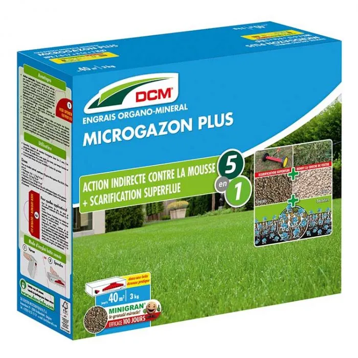 DCM Engrais Microgazon Plus 3 kg | MarketOnWeb