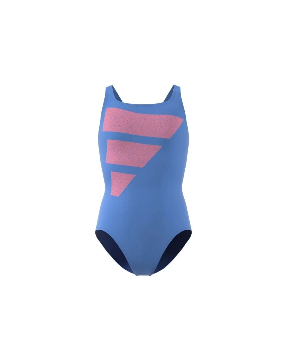 Maillot de bain de natation taille haute Enfant BIG BARS SUIT Bleu