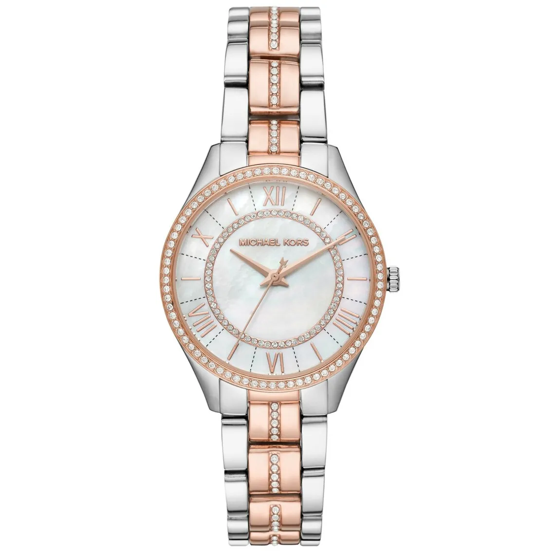 Montre Michael Kors MK3979 - LAURYN Bracelet Acier Doré rose Boîtier Acier Argenté Femme | 3 Suisses