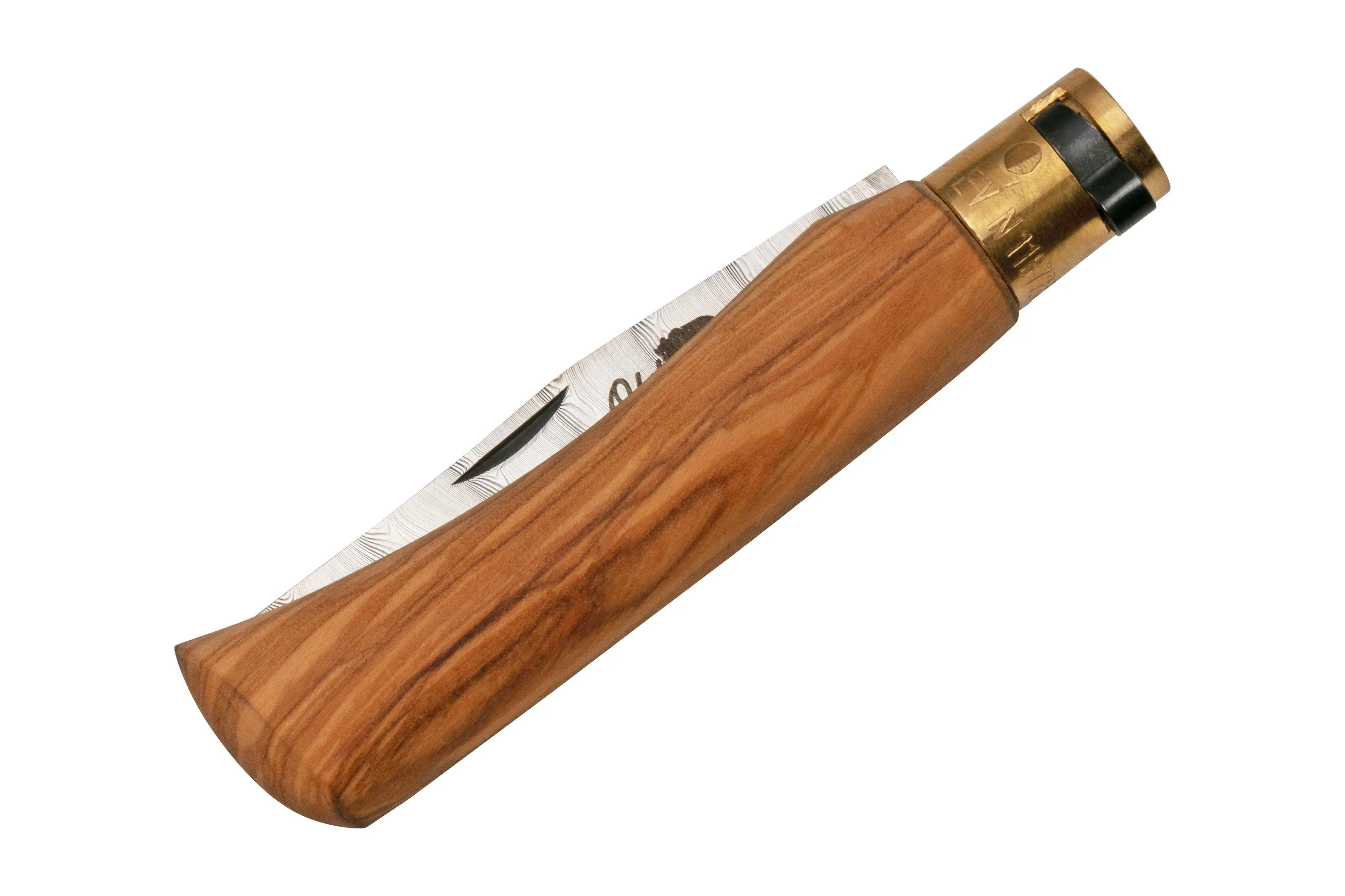 Old Bear Classical Olive M, Damascus DS93X, 9305-19-LU couteau de poche