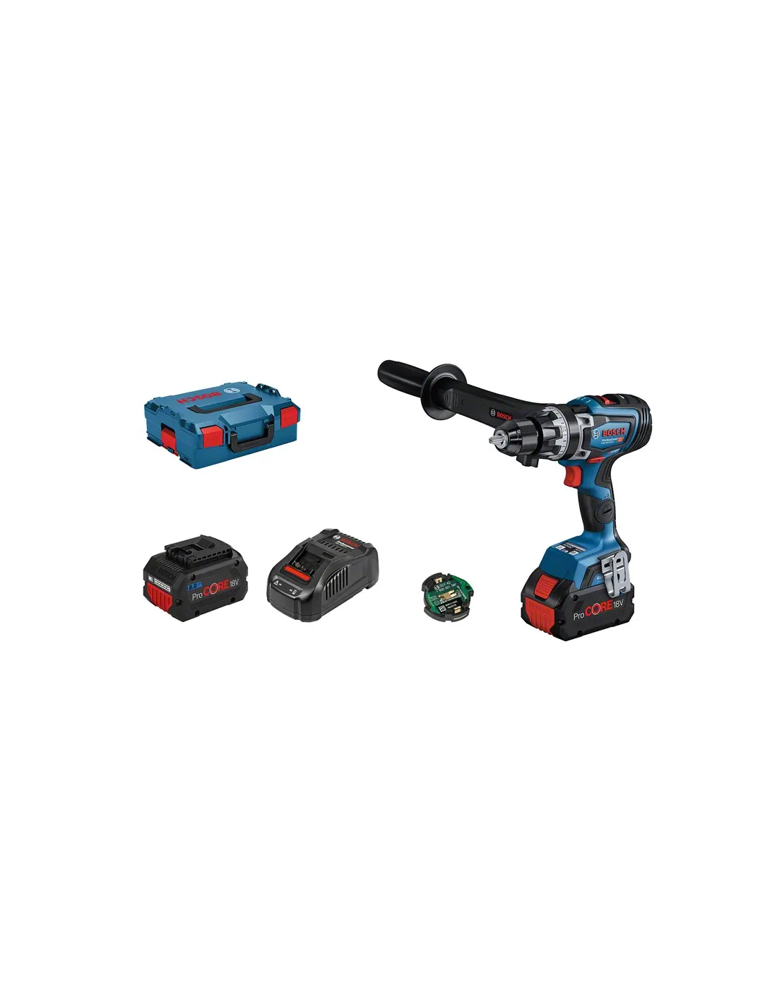 Perceuse-Visseuse à percussion 18V 8Ah ProCore Bluetooth GSB 18V-150 C L-BOXX | 06019J5105 - Bosch