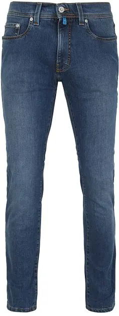 Pierre Cardin Jean Lyon Tapered Future Flex Bleu Stonewash C