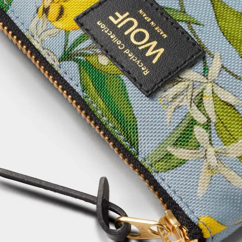 Pochette small Wouf 13 cm Capri - Imprimé citron