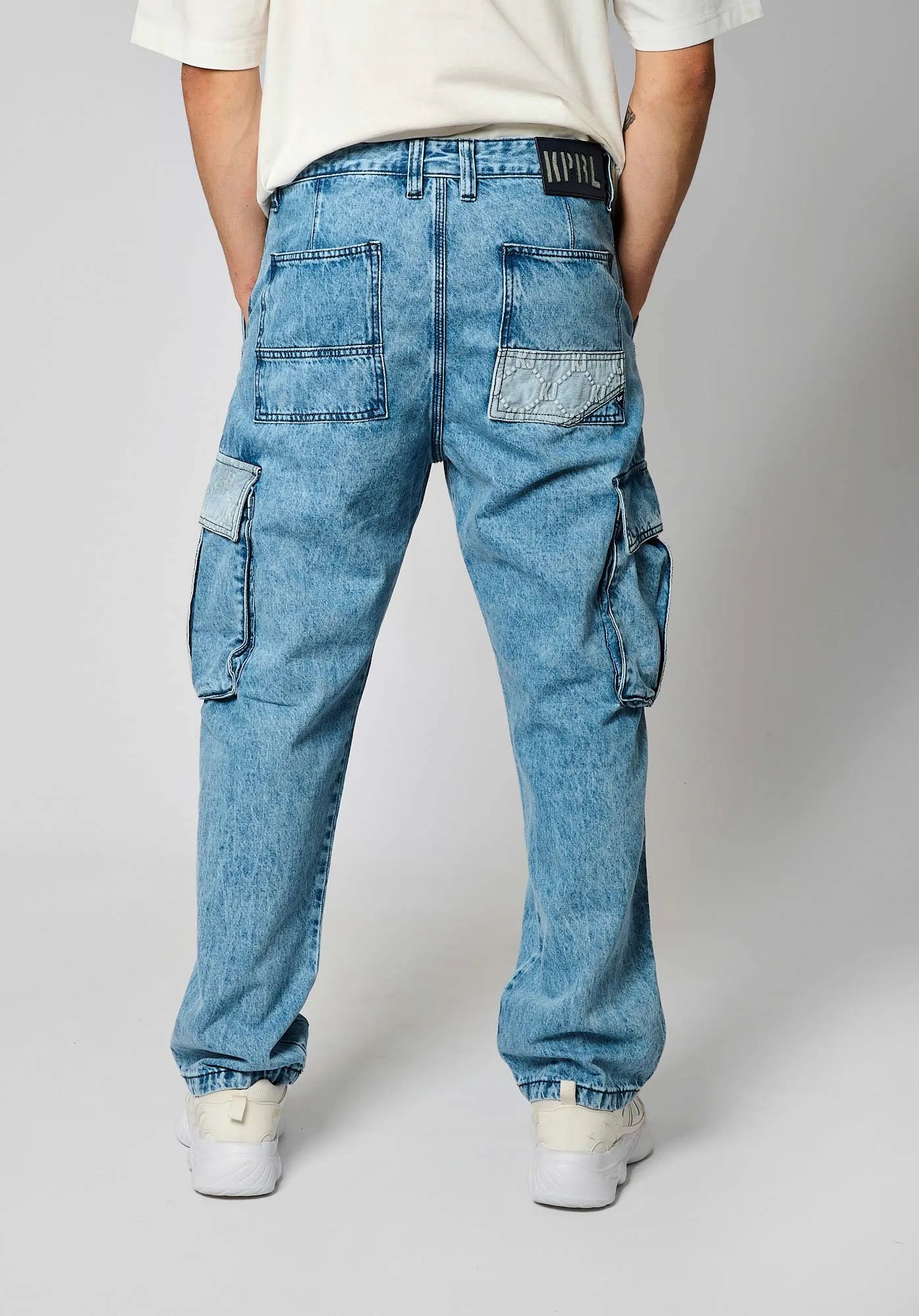 Polo bleu Homme  en 100% coton bio BUDY  Navy