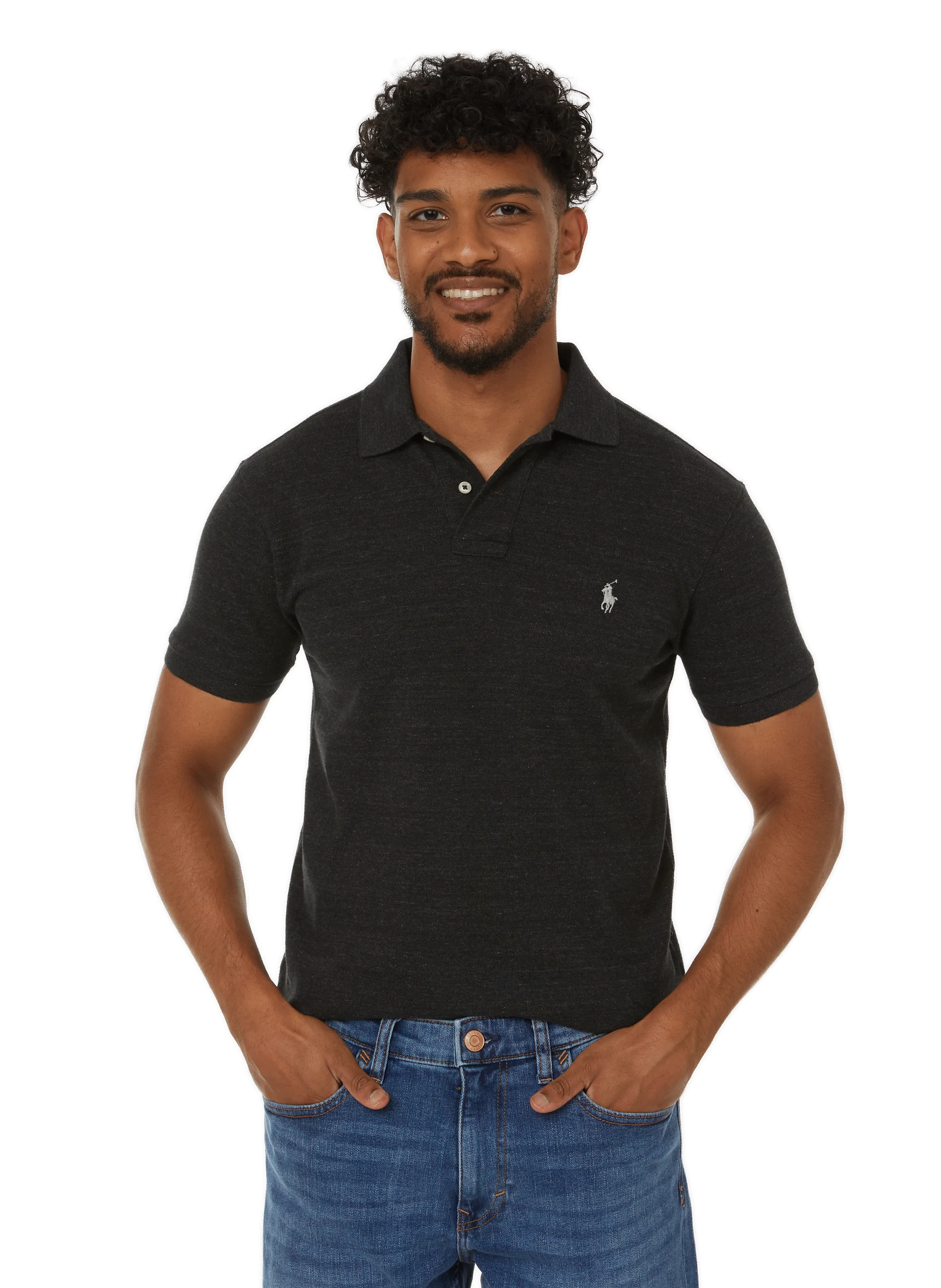 POLO DROIT EN PIQUé DE COTON - POLO RALPH LAUREN pour HOMME | Printemps