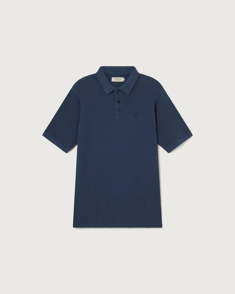 Polo manches courtes en coton bio | marine "navy sun polo" homme