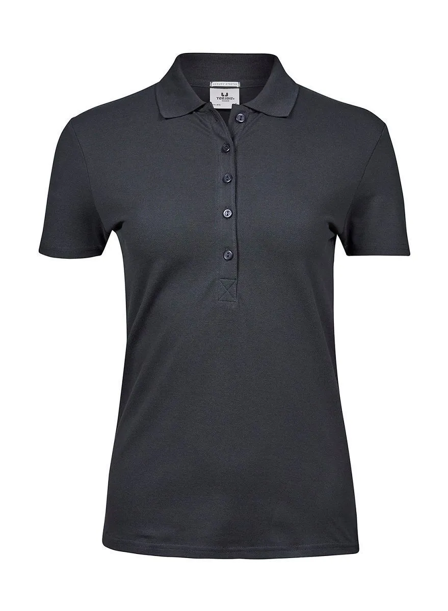 Polo manches courtes - Femme - 145 - gris foncé 