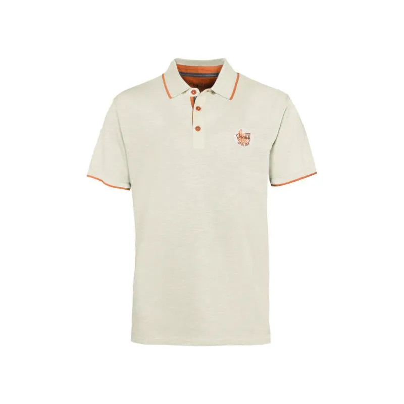 POLO MANCHES COURTES HOMME IDAHO ROAD - BEIGE