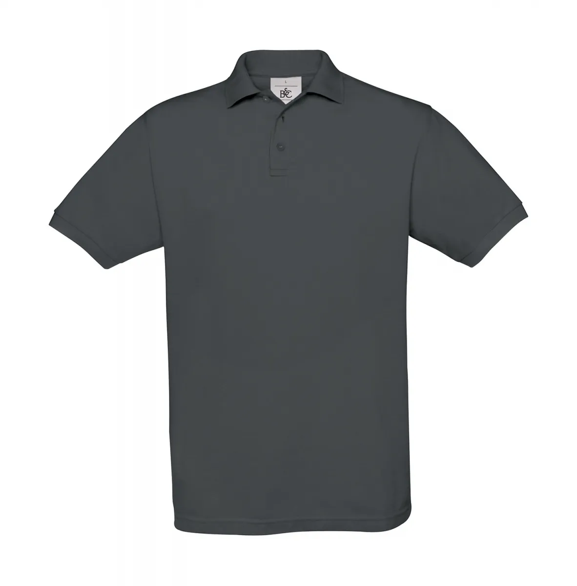 Polo manches courtes - homme - PU409 - gris foncé 