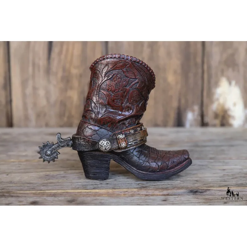 POT A CRAYONS BOTTE WESTERN