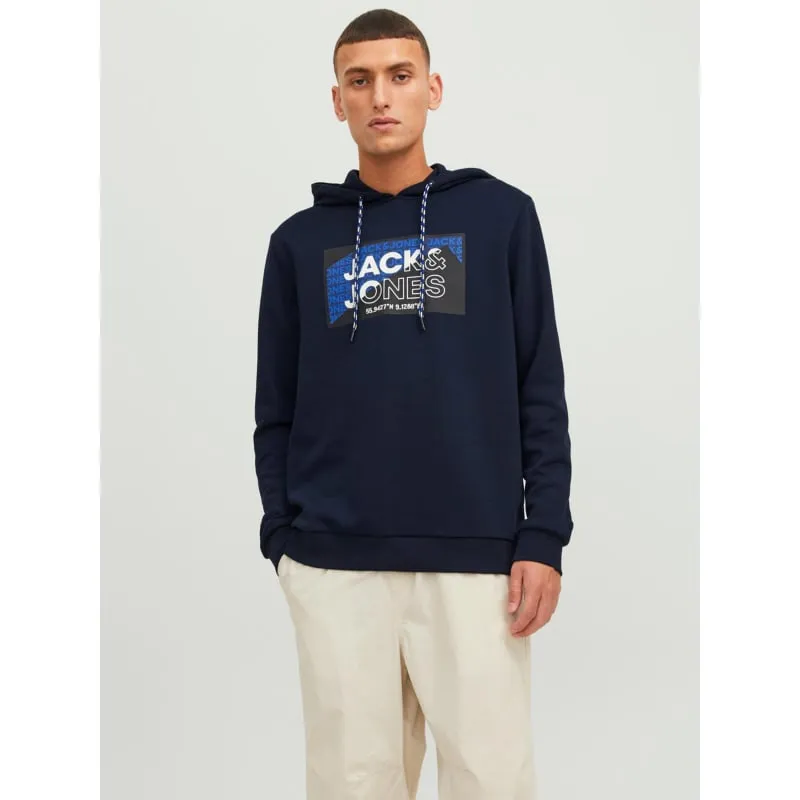Sweat logo badge bleu marine homme - Benson & Cherry | wimod