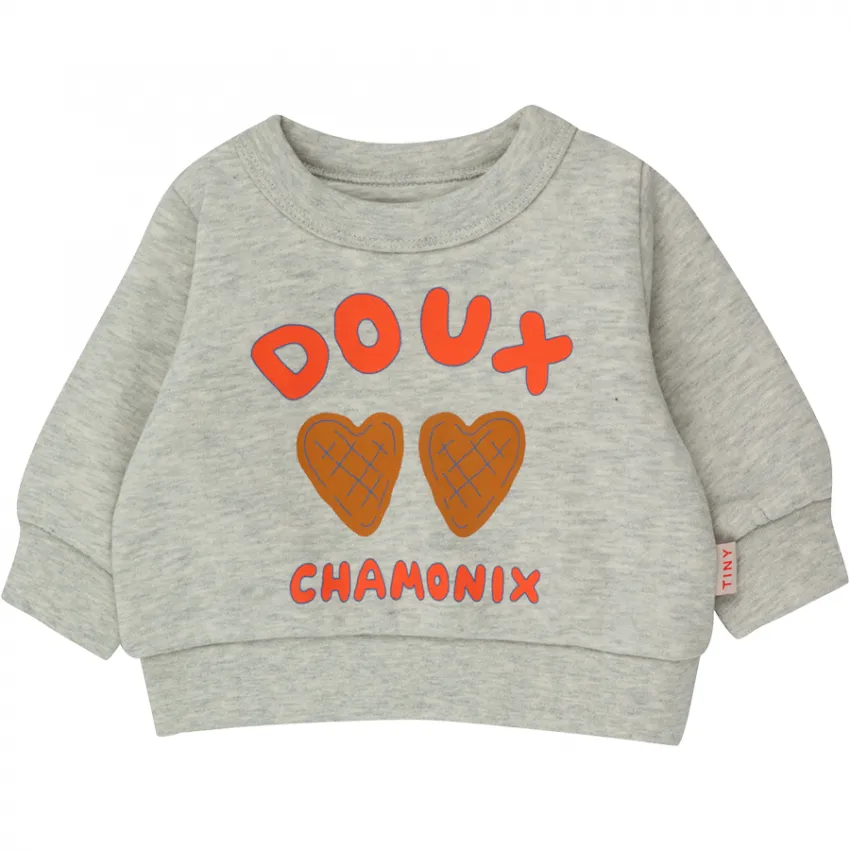 Sweatshirt doux chamomix pour bebe Tinycottons | Petites Fripouilles