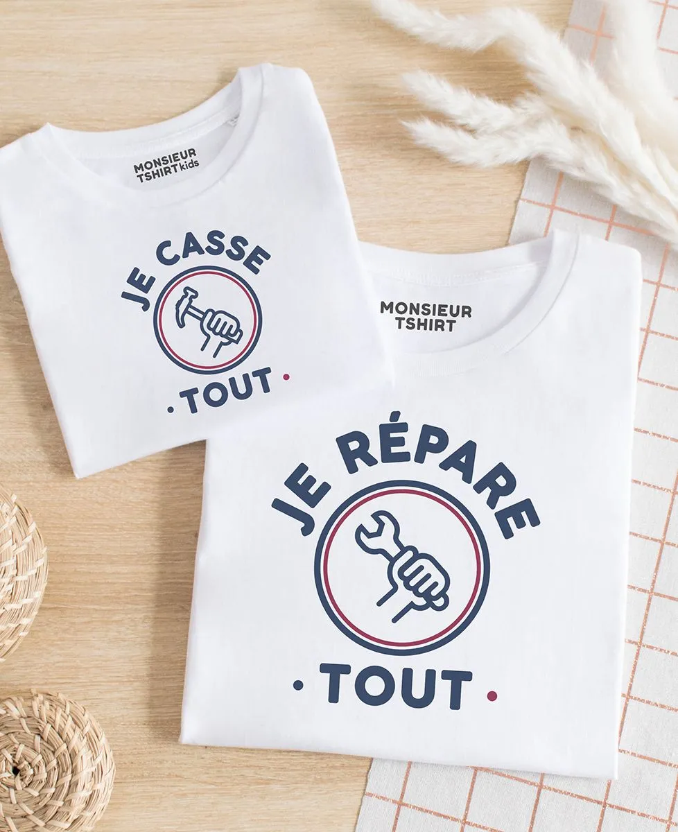 T-Shirt enfant Je casse tout