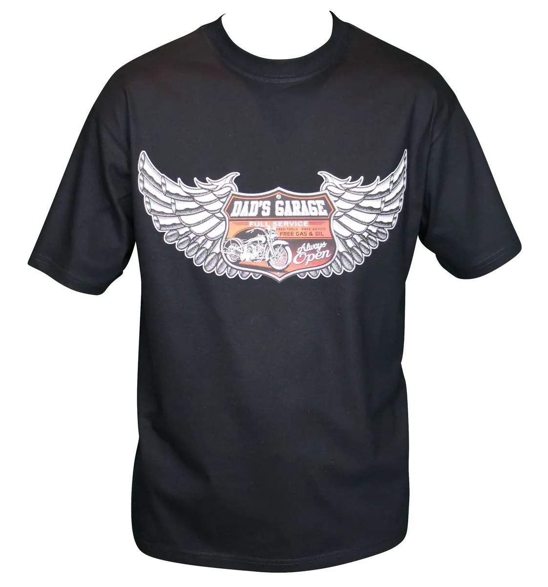 T-shirt homme manches courtes - biker USA 19660 - noir 