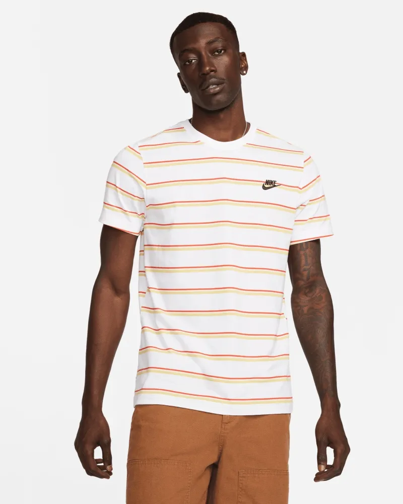 T-shirt Nike Sportswear Club Blanc pour homme