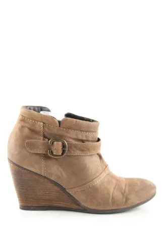 Tamaris Bottines à fermeture éclair bronze style d’affaires