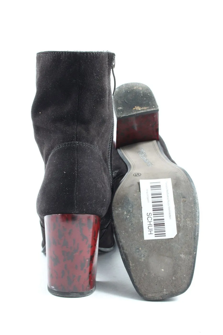 Tamaris Bottines à fermeture éclair noir élégant