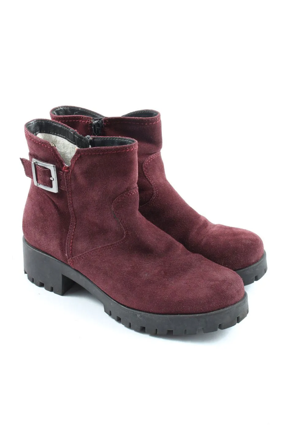 Tamaris Bottines à fermeture éclair rouge style décontracté
