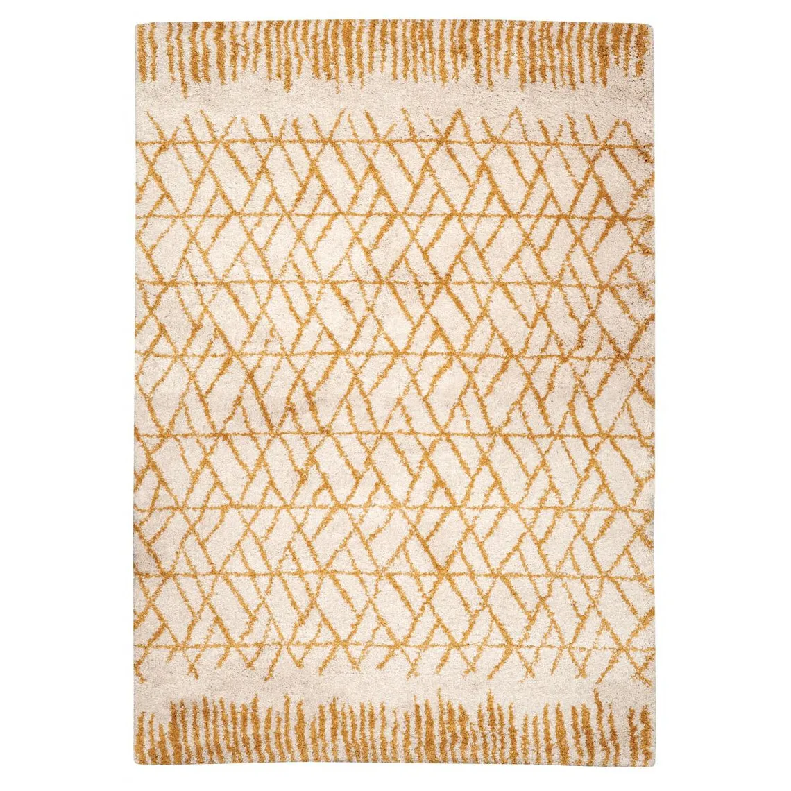 Tapis de salon motifs imprimés Curry 160 x 230 cm   | 3 Suisses