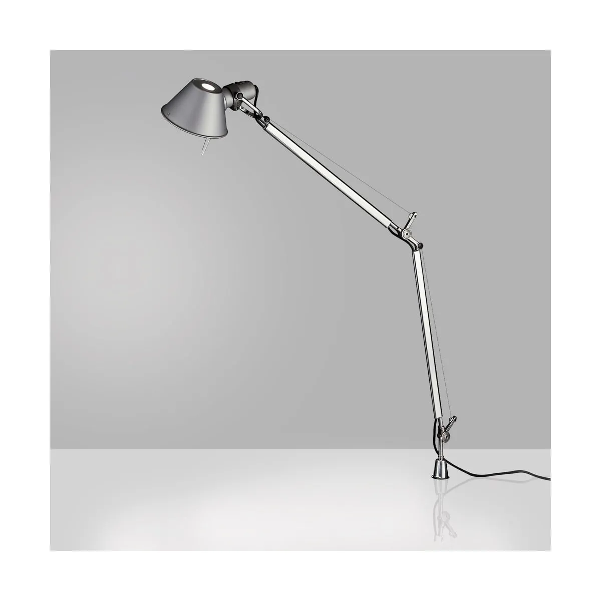 TOLOMEO Lampe sur table Nickel - TOL0030 | ARTEMIDE