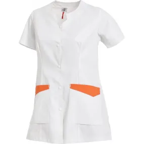 Tunique femme Sonia Eco-Green Blanc/Corail - Hasson