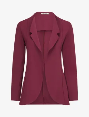 Veste à col biseauté