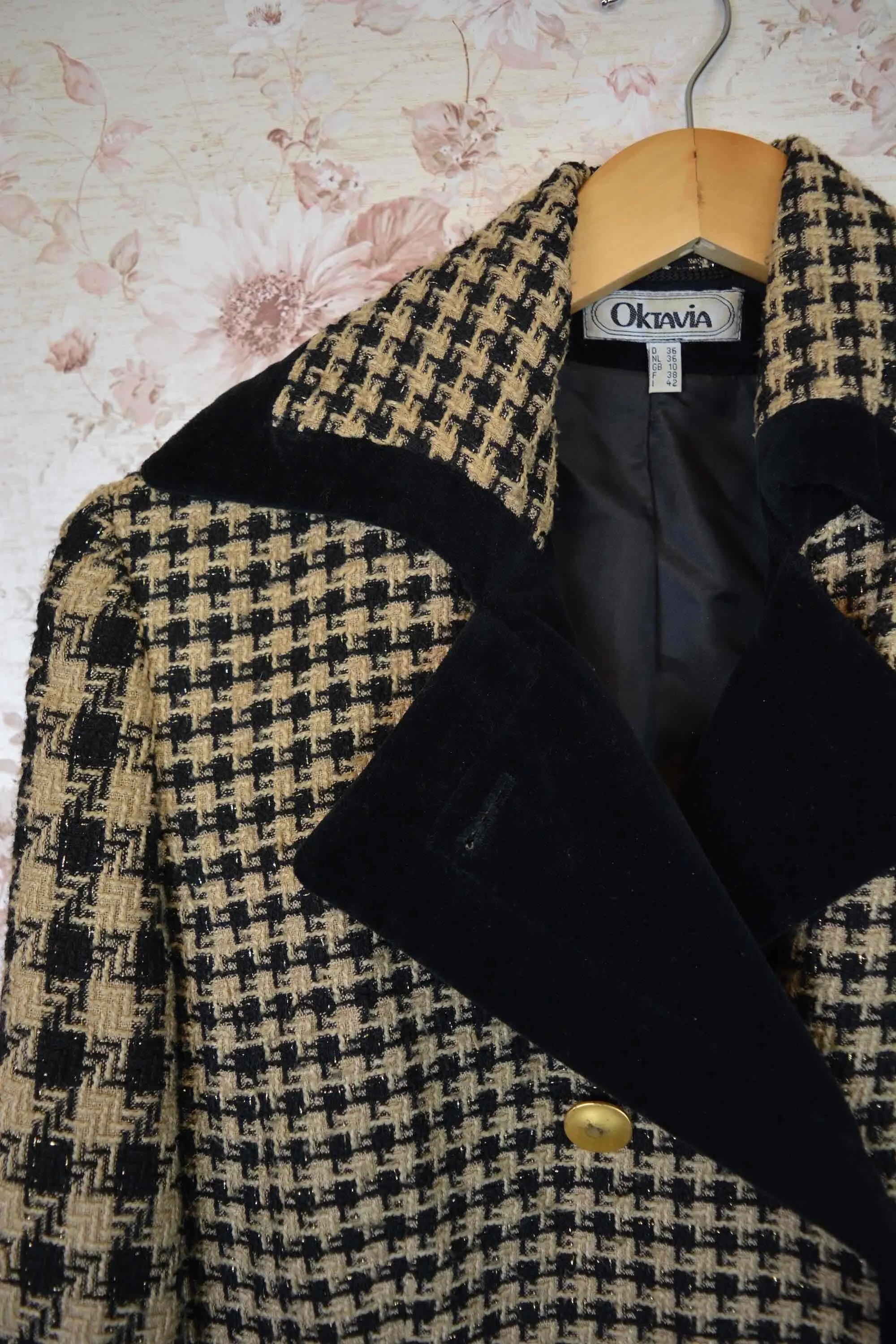 Veste courte en velours côtelé