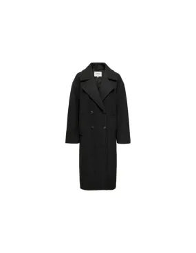 Veste Only wembley Ovsize Coat Dark Grey Melange Femme