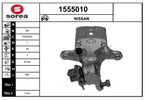 Étrier de frein SNRA 1555010 